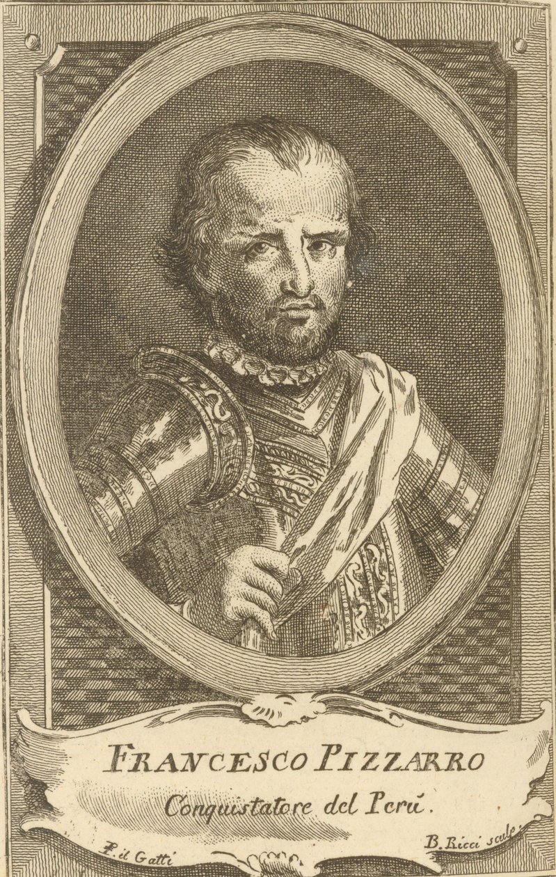 Portrett av Francisco Pizarro, 1778. av Unbekannt