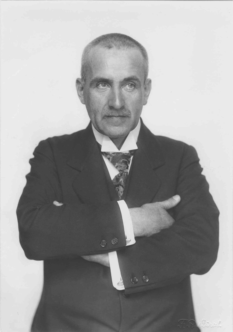 Portrett av Frank Wedekind 1864-1918, 1900-1910-tallet. av Unbekannt