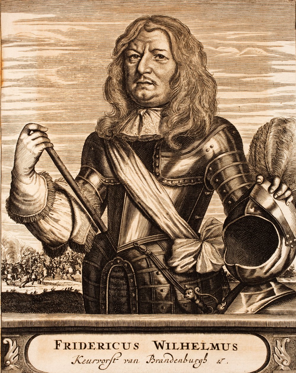 Portrett av Frederick William 1620-1688, kurfyrst av Brandenburg, hertug av Preussen, 1675. av Unbekannt