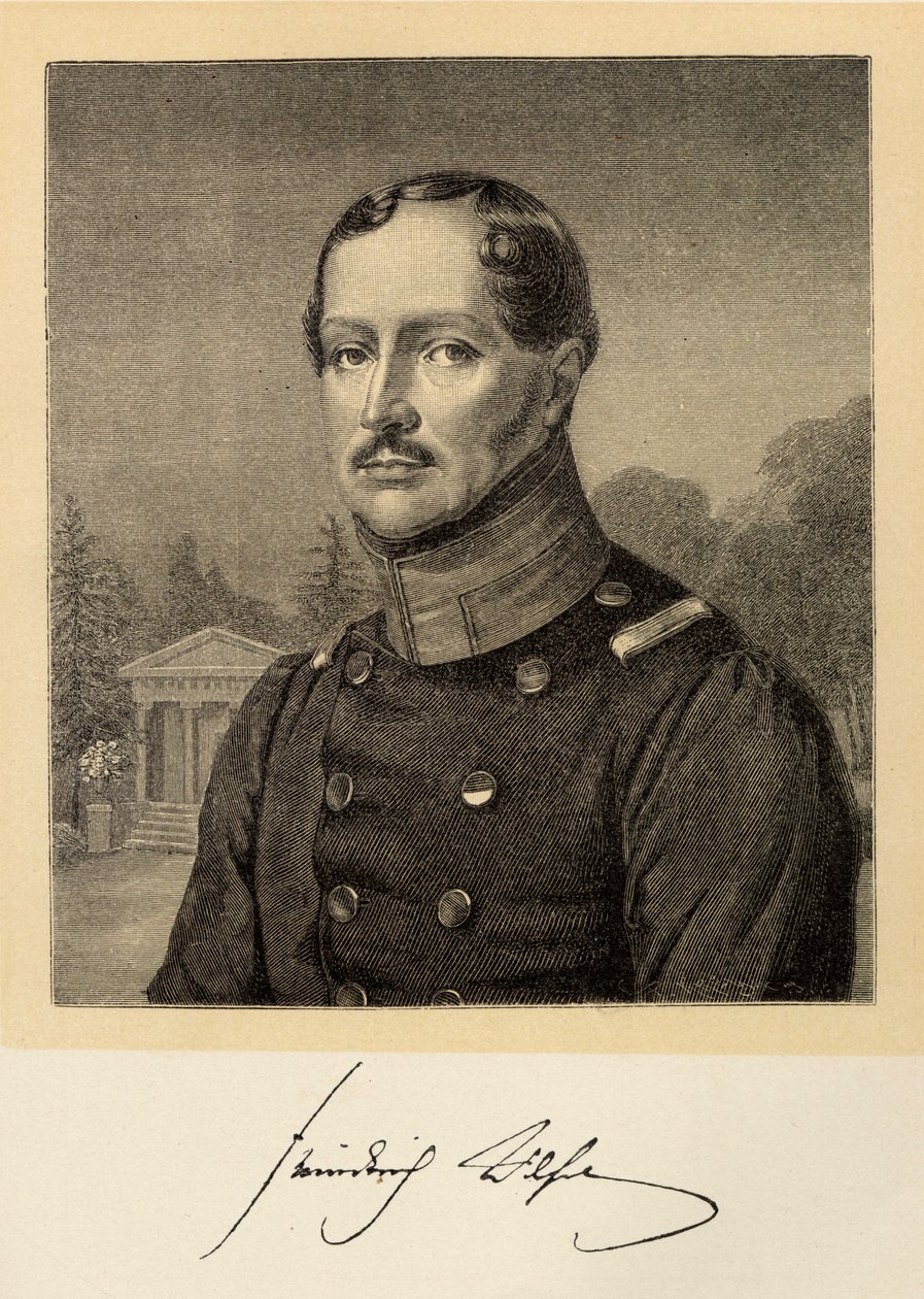 Portrett av Fredrik Vilhelm III av Preussen 1797-1840. av Unbekannt