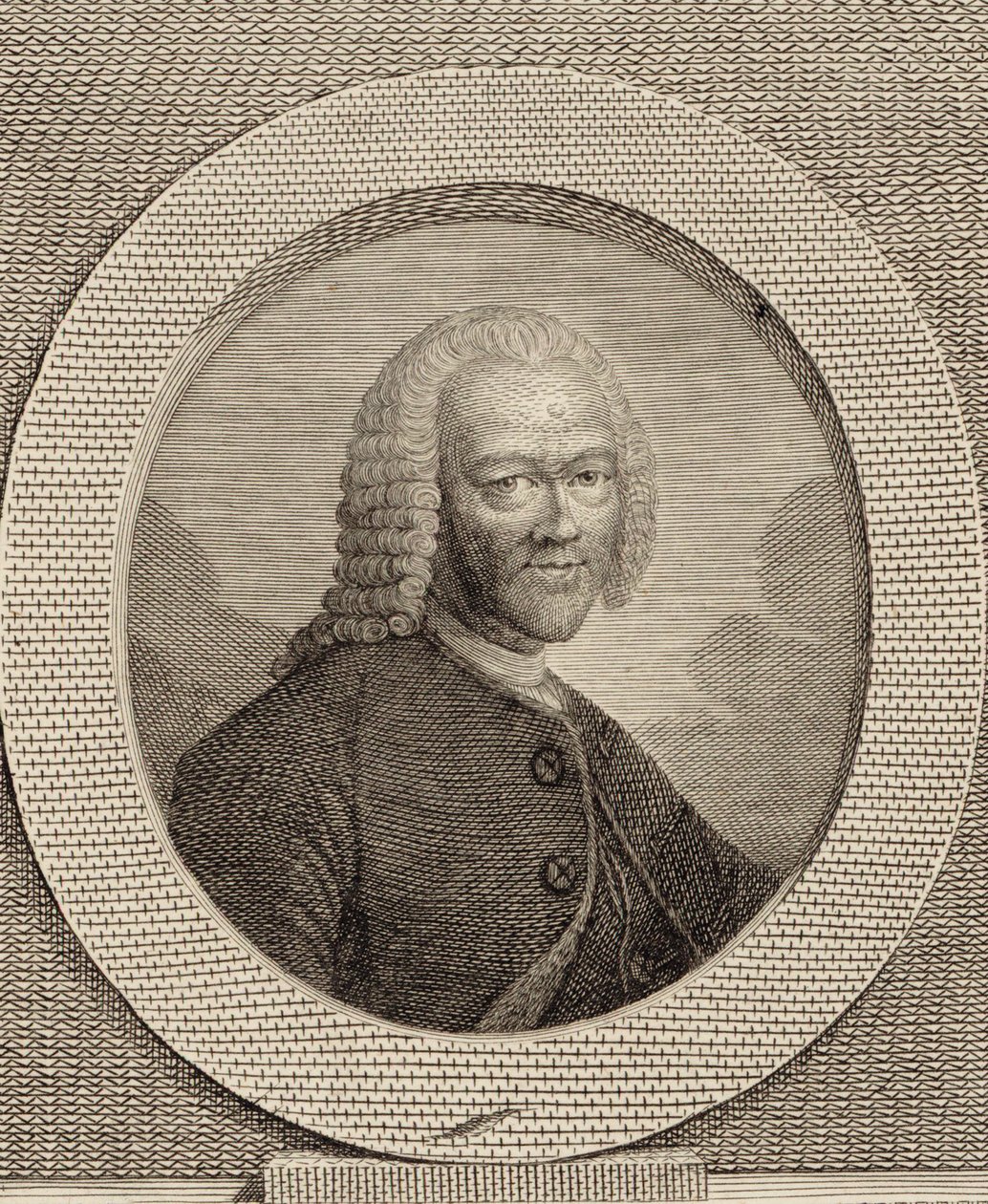 Portrett av Georg Philipp Telemann 1681-1767. av Unbekannt