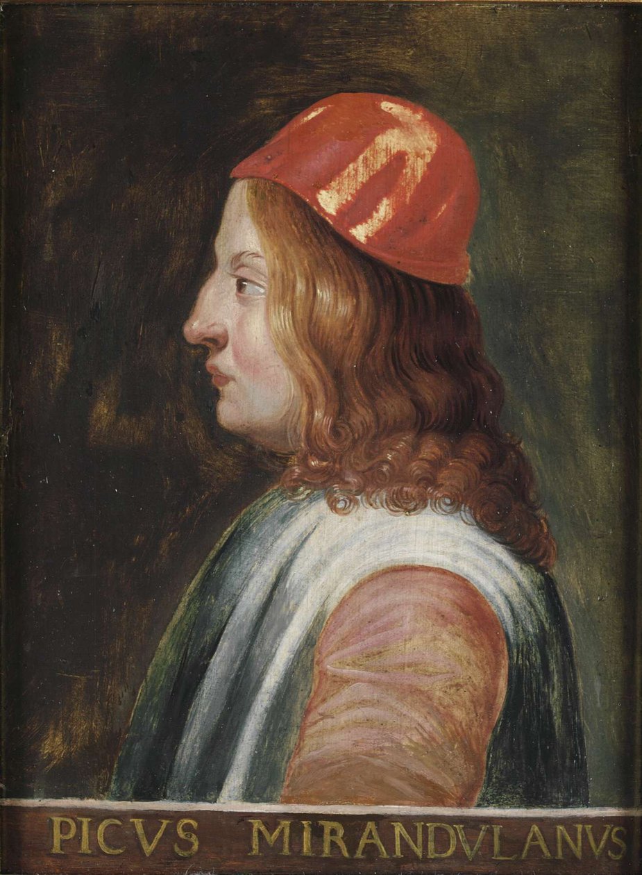 Portrett av Giovanni Pico della Mirandola, ca. 1660 av Unbekannt