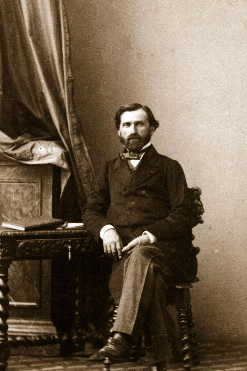 Portrett av Guiseppe Verdi 1814-1901. av Unbekannt