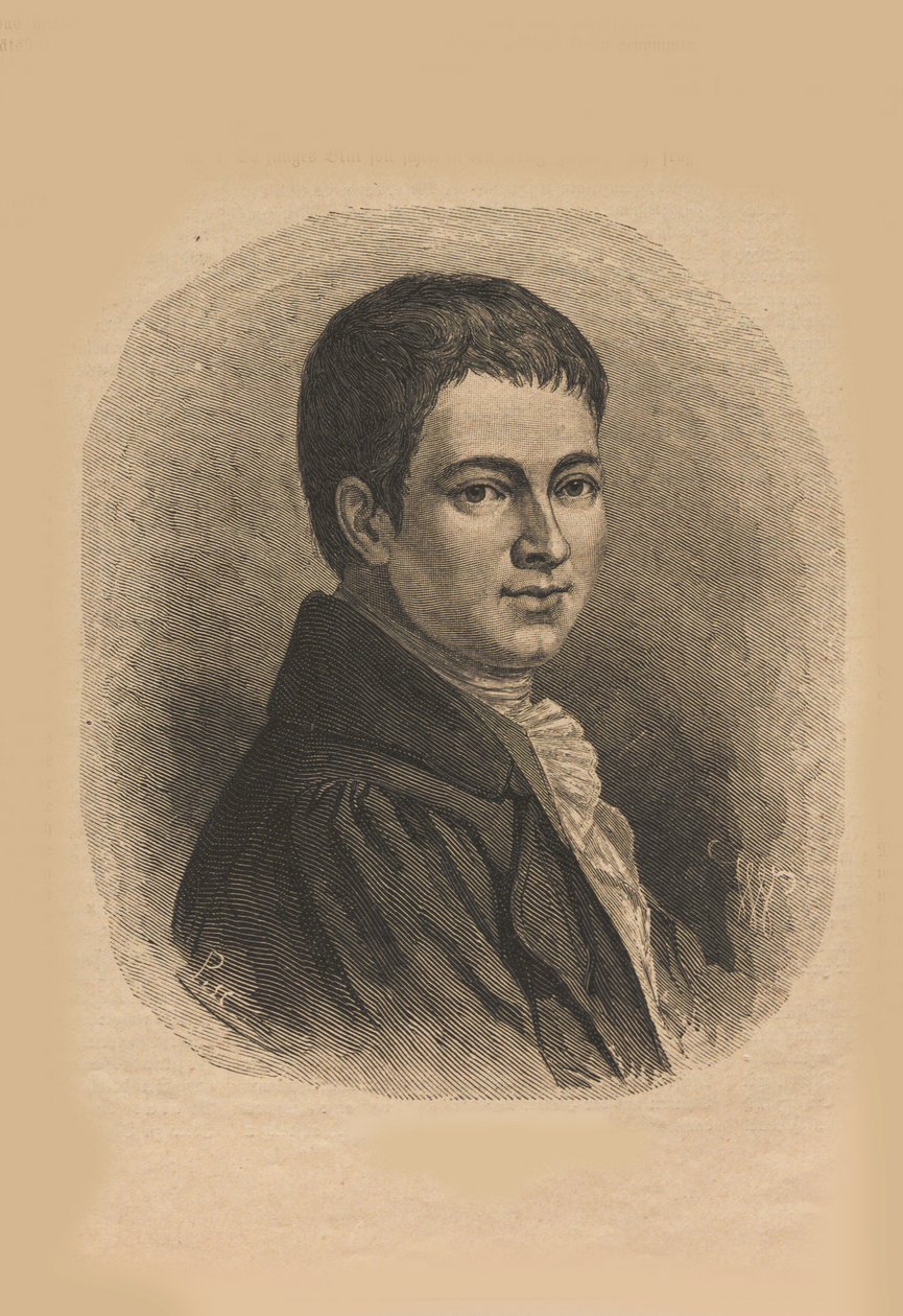 Portrett av Heinrich von Kleist 1777-1811, 1876. av Unbekannt