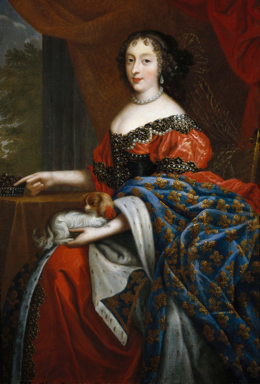 Portrett av Henriette Anne Stuart, anonymt maleri av Unbekannt