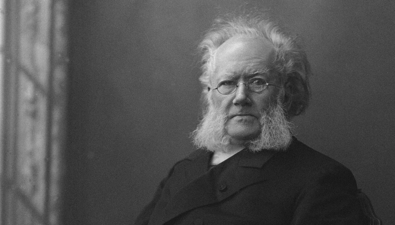 Portrett av Henrik Ibsen 1828-1906 av Unbekannt