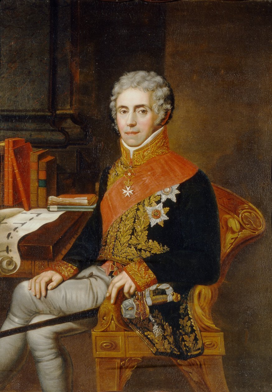 Portrett av Ivan Vasilyevich Tutolmin 1751-1839, andre halvdel av 1700-tallet. av Unbekannt