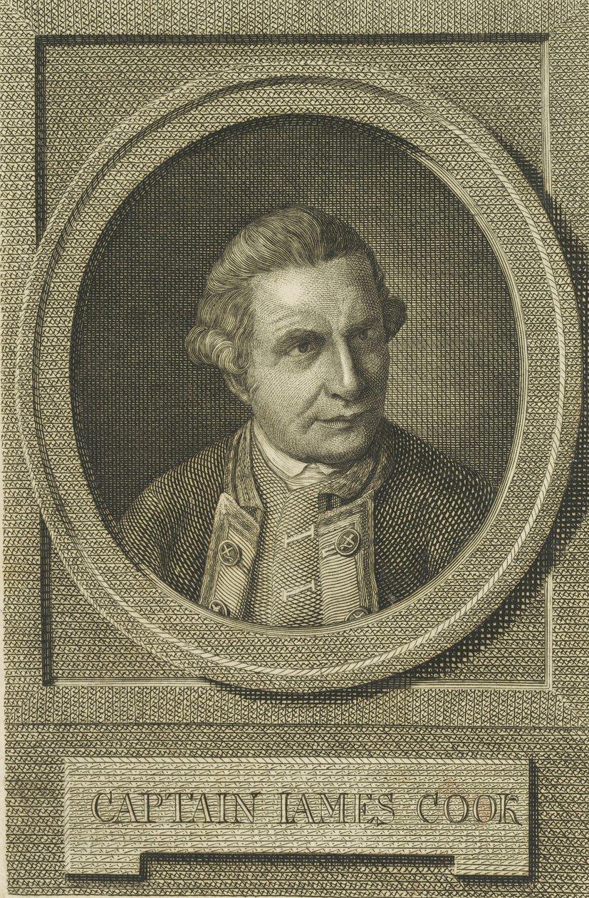 Portrett av James Cook, etter 1771. av Unbekannt