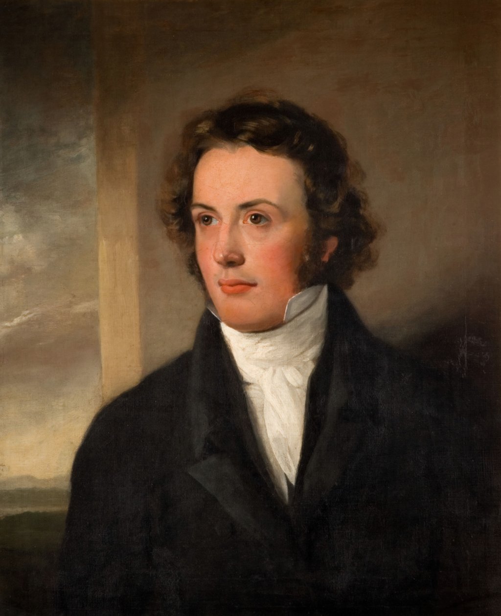 Portrett av James Tibbetts Willmore 1800-63, 1830. av Unbekannt