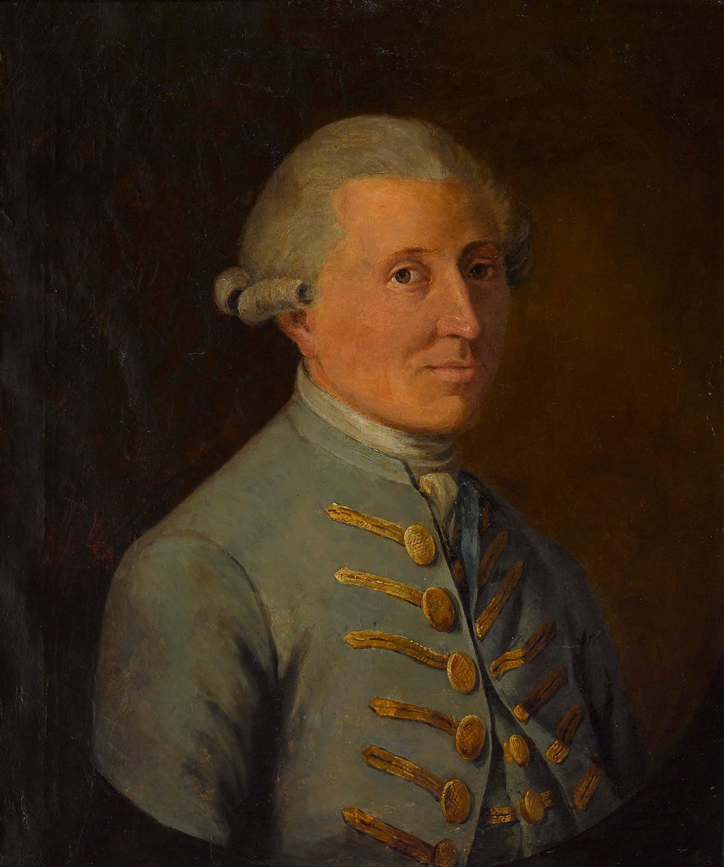Portrett av Johann Christian Breithaupt 1736-1800, andre halvdel av 1700-tallet. av Unbekannt