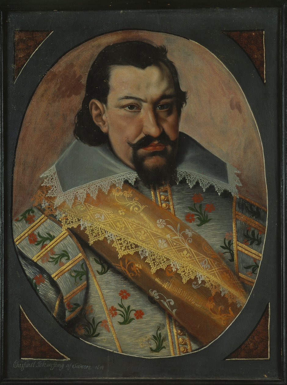 Portrett av John George I 1585-1656, kurfyrst av Sachsen, 1613. av Unbekannt