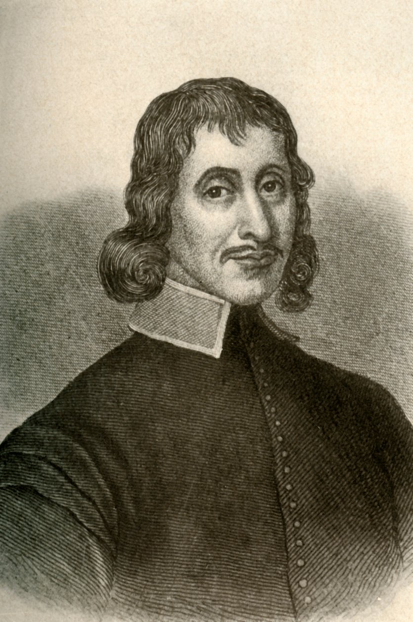 Portrett av John Winthrop den andre, i puritansk kjole fra Massachusetts, c1640-50, 1937 av Unbekannt