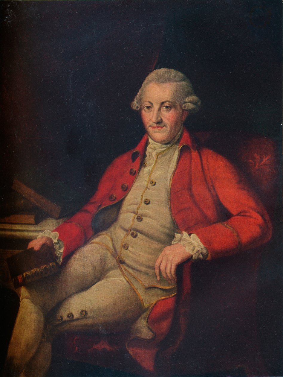 Portrett av John Zoffany, 1700-tallet, 1917 av Unbekannt