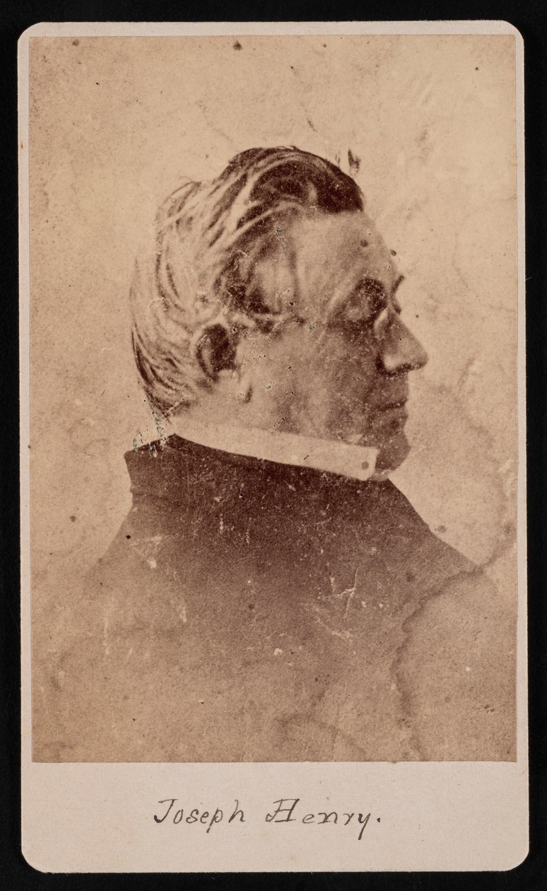 Portrett av Joseph Henry 1797-1878, 4. desember 1862. av Unbekannt