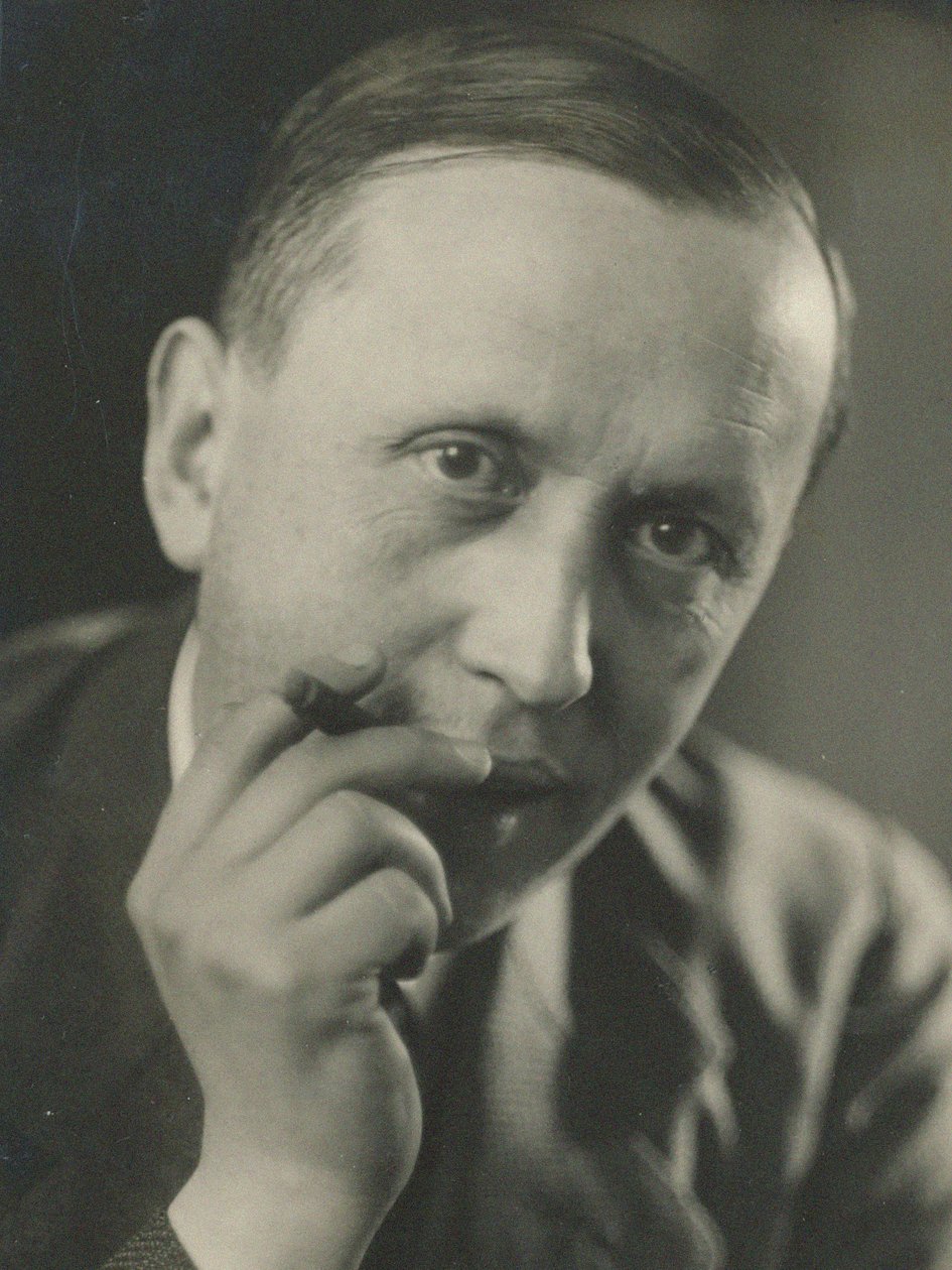 Portrett av Karel Capek 1890-1938, ca. 1930. av Unbekannt