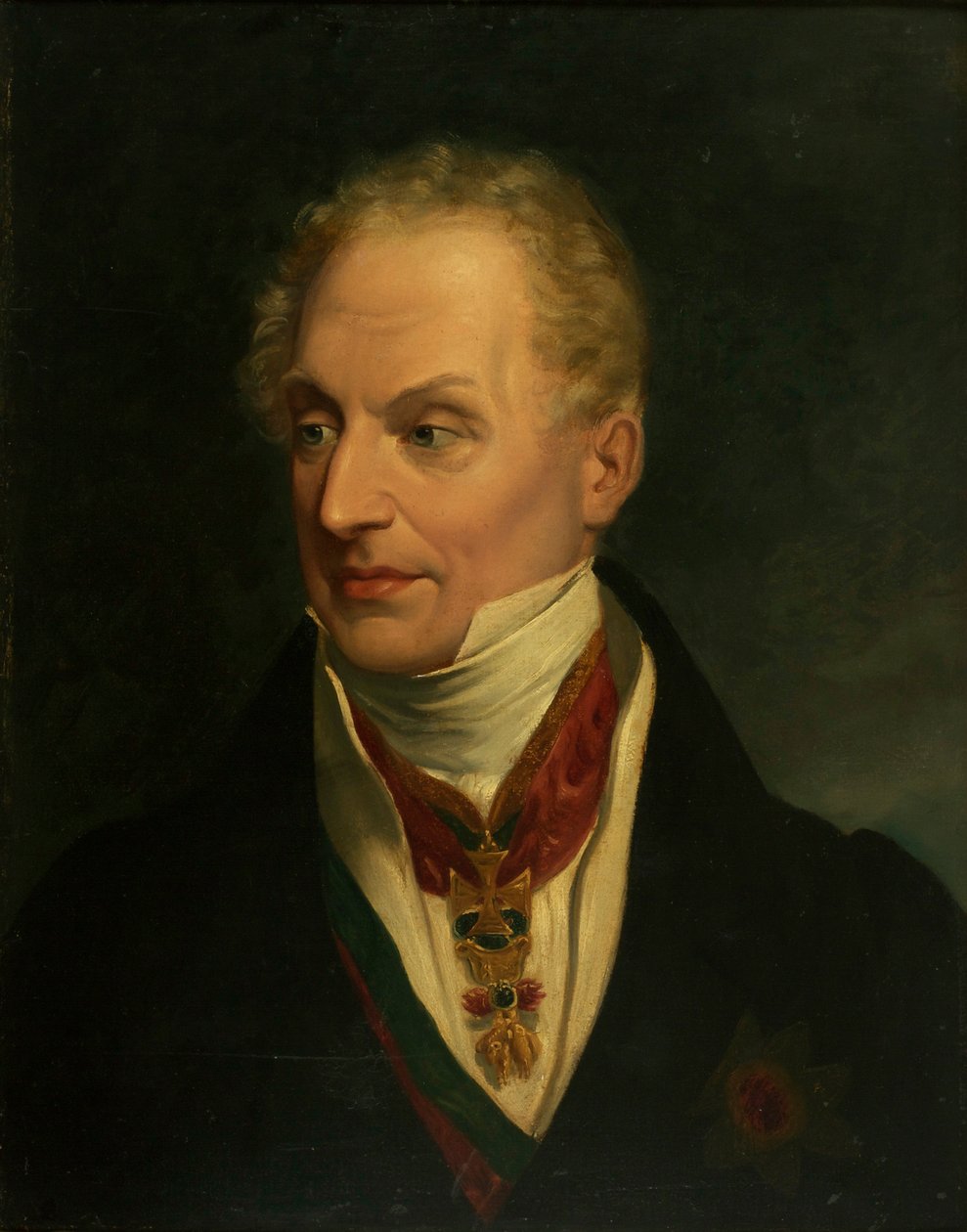 Portrett av Klemens Wenzel, prins av Metternich 1773-1859, ca. 1815 av Unbekannt