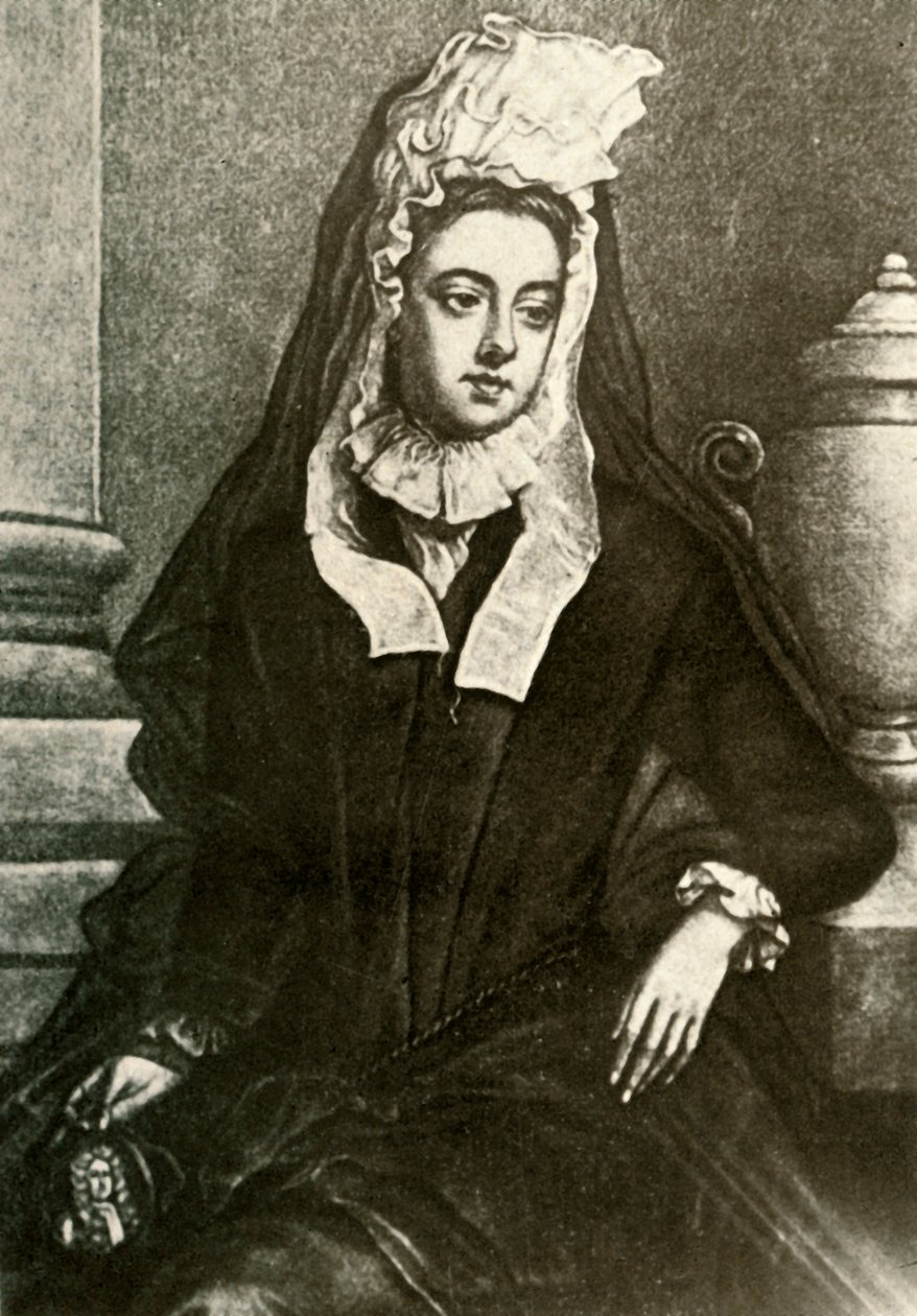 Portrett av Lady Fenwick, som viser enker som sørger, 1695, 1937. av Unbekannt