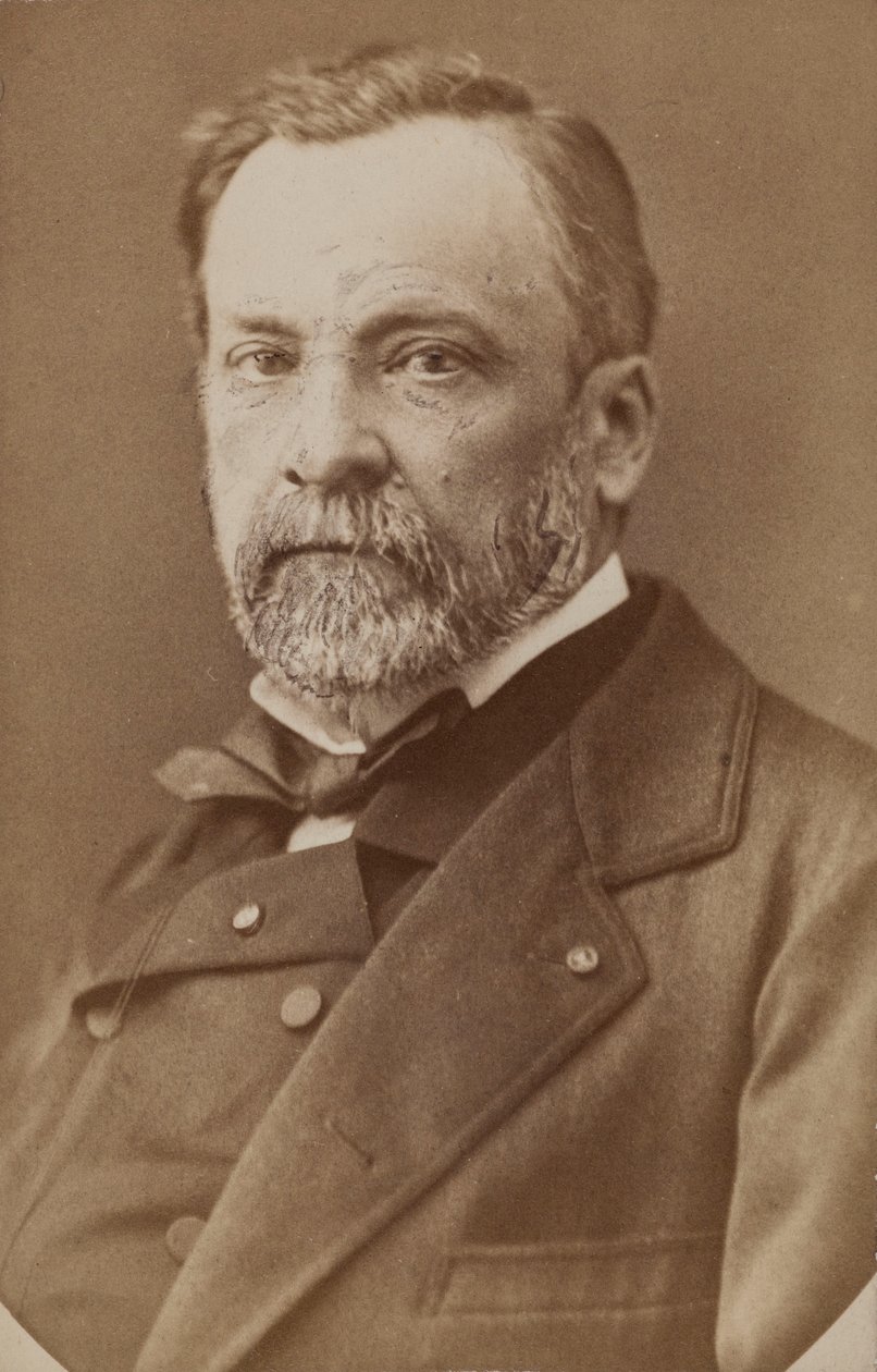 Portrett av Louis Pasteur 1822-1895, ca. 1870. av Unbekannt