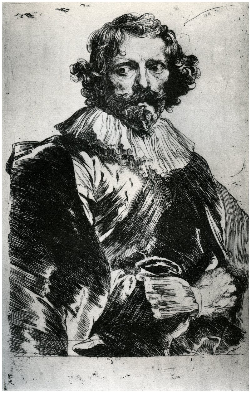 Portrett av Lucas Vorsterman, 1627-1632 1958 av Unbekannt