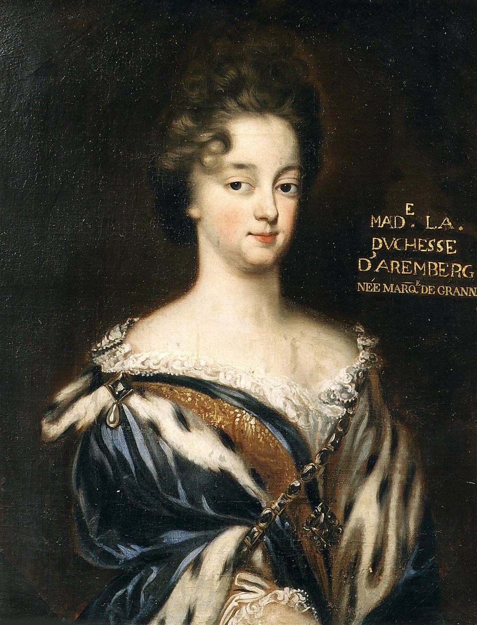 Portrett av Maria Enrichetta del Carretto 1671-1744, Marchesa de Grana og Savona, um 1700. av Unbekannt