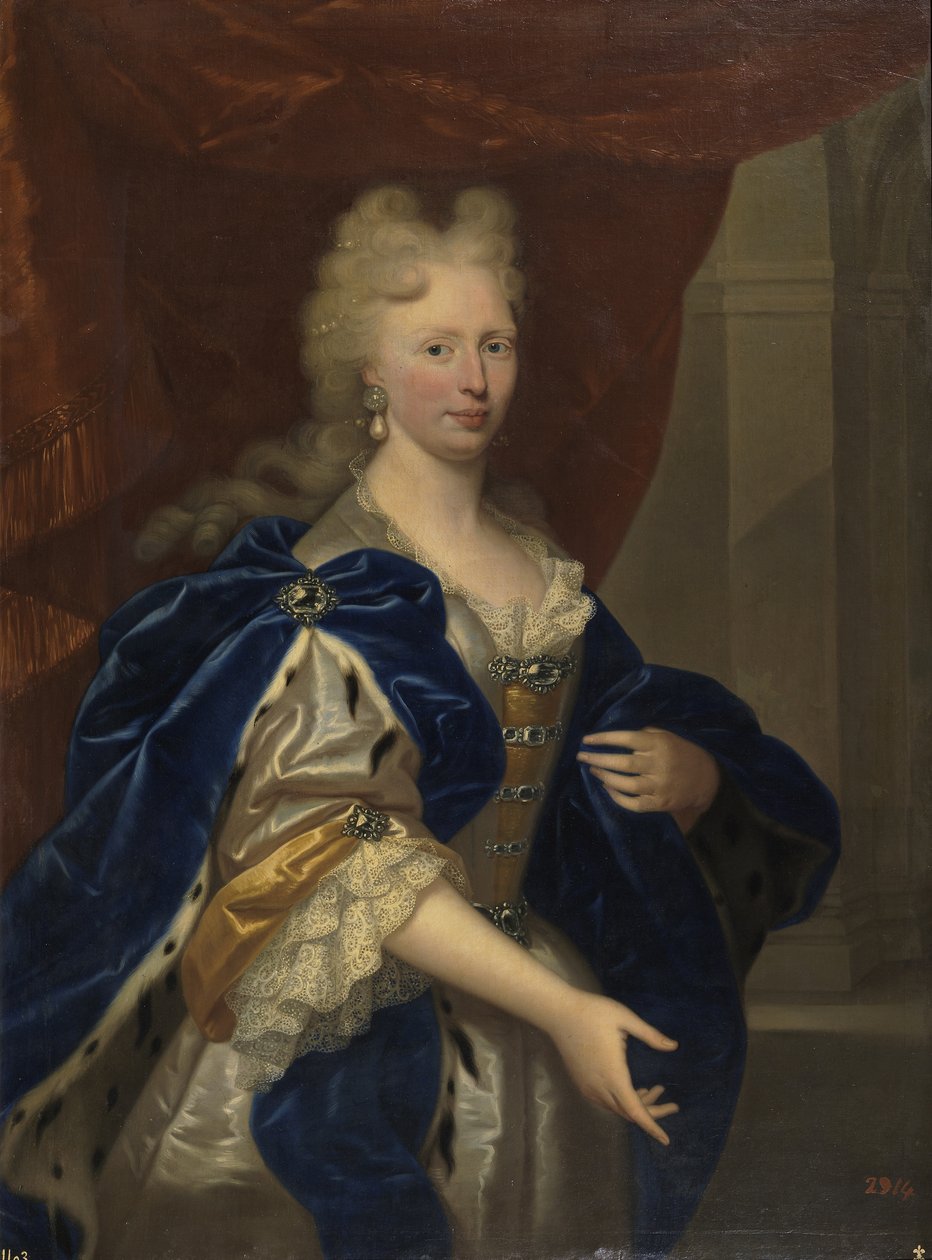Portrett av Maria Josepha av Østerrike 1699-1757, 1700-tallet av Unbekannt