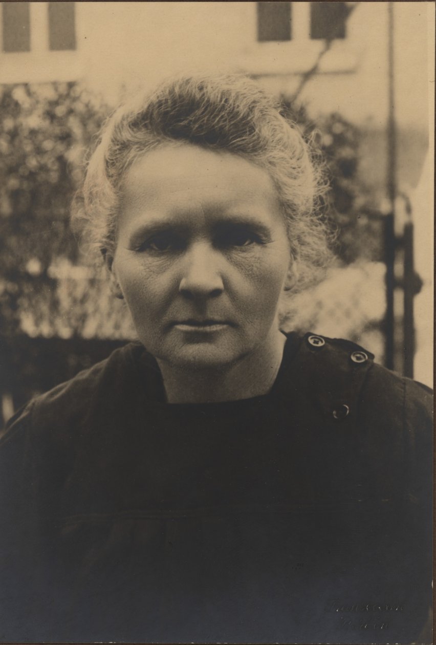 Portrett av Marie Curie 1867-1934 av Unbekannt