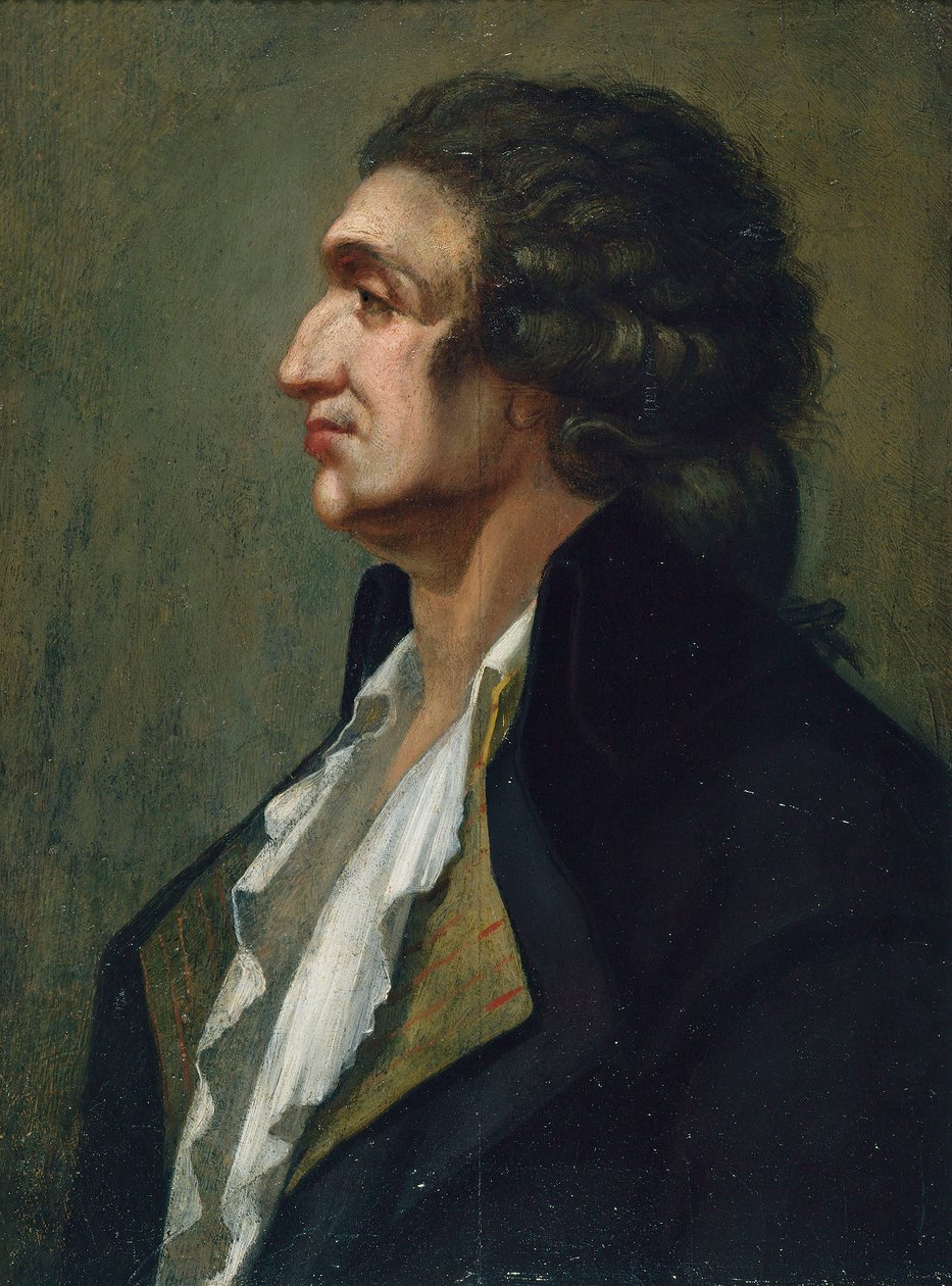 Portrett av Marie Jean Antoine Nicolas Caritat, Marquis de Condorcet, 2. halvdel av 1700-tallet. av Unbekannt
