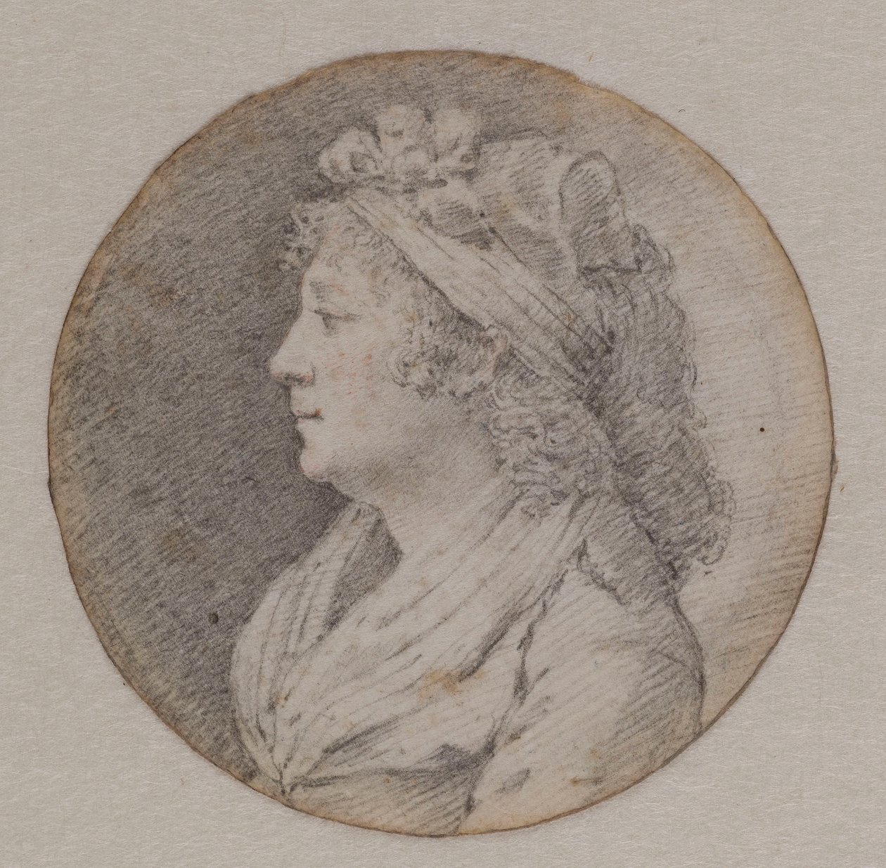 Portrett av Marie Louise av Savoy 1749-1792, prinsesse av Lamballe. av Unbekannt