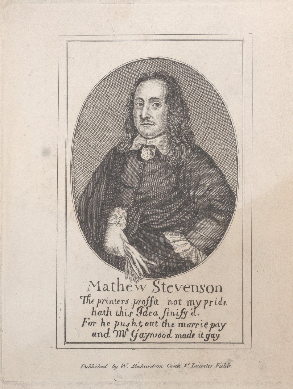 Portrett av Mathew Stevenson, slutten av 1700-begynnelsen av 1800-tallet. av Unbekannt
