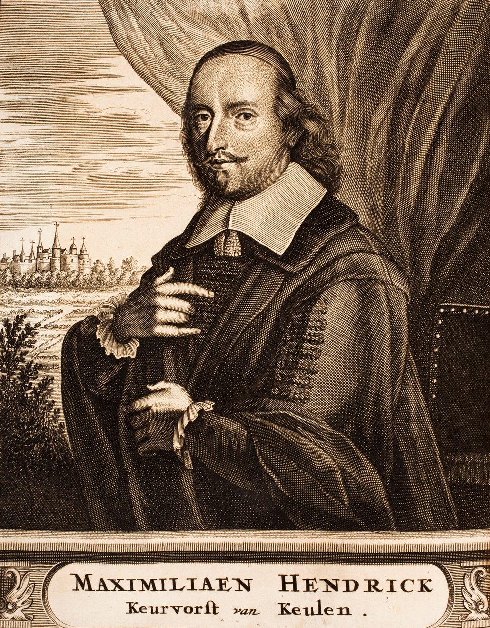 Portrett av Maximilian Henry av Bayern 1621-1688, erkebiskop av Köln, 1675. av Unbekannt