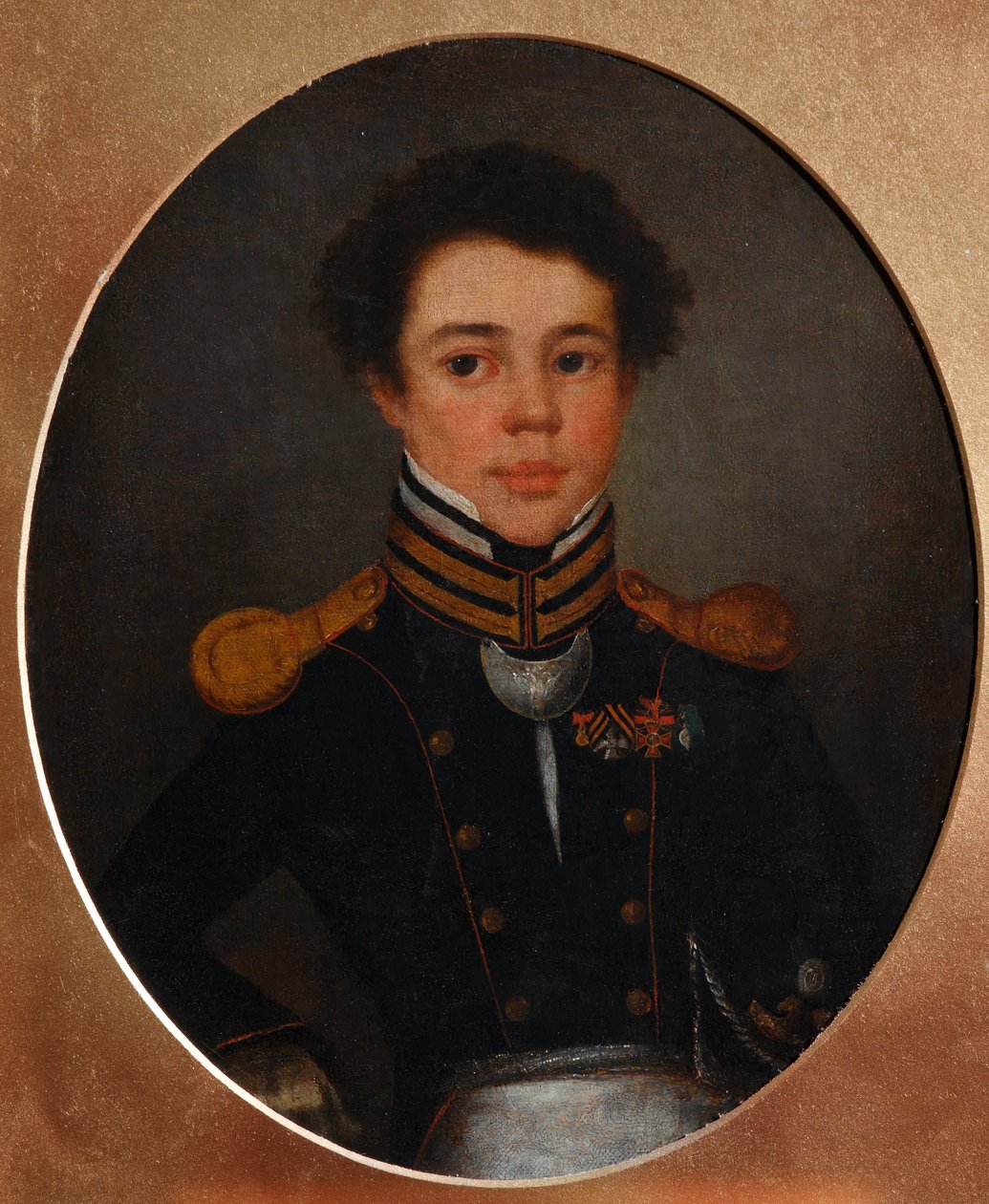 Portrett av Mikhail Ivanovich Ozerov 1792-1867, s. 1815 av Unbekannt