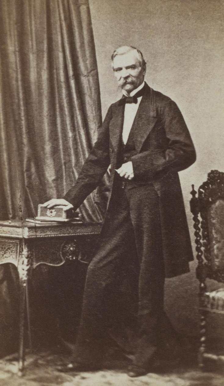 Portrett av Mikhail Naryshkin 1798-1863, 1860-tallet av Unbekannt