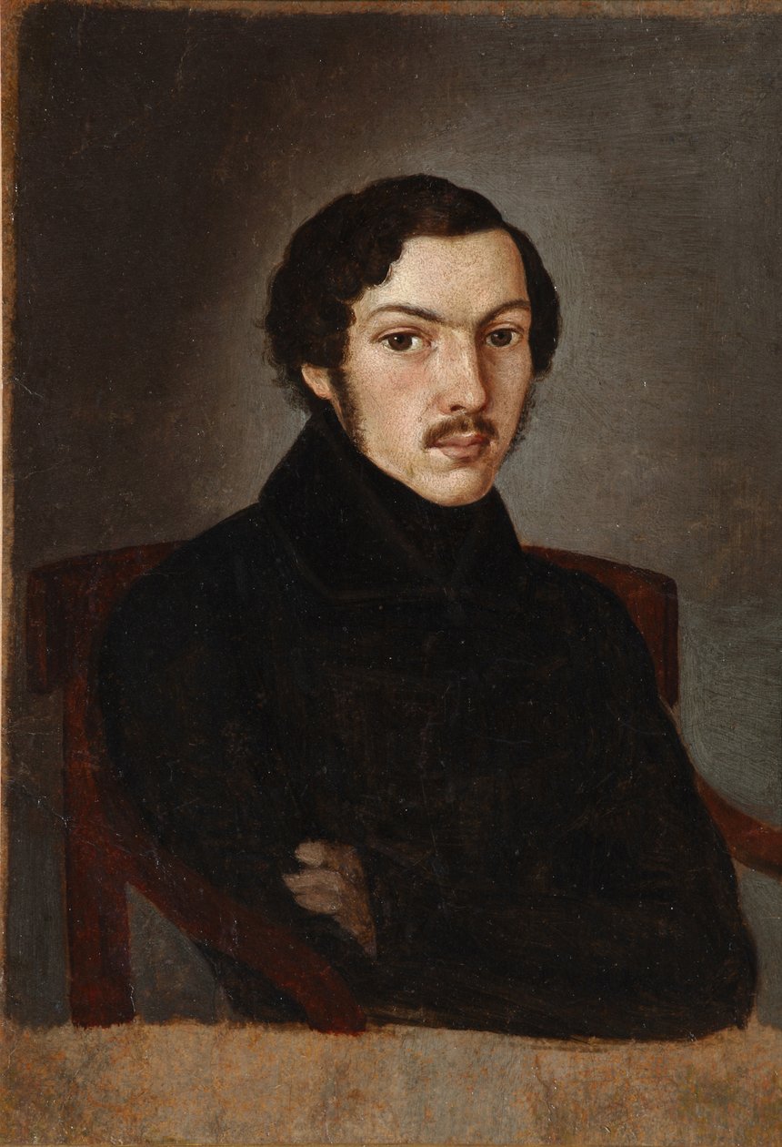 Portrett av Nikolay Martynov, 1841 av Unbekannt