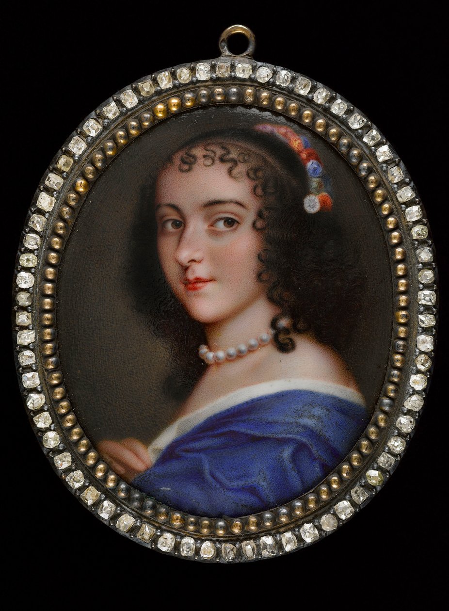 Portrett av Ninon de Lenclos 1620-1705, tidlig på 1700-tallet. av Unbekannt