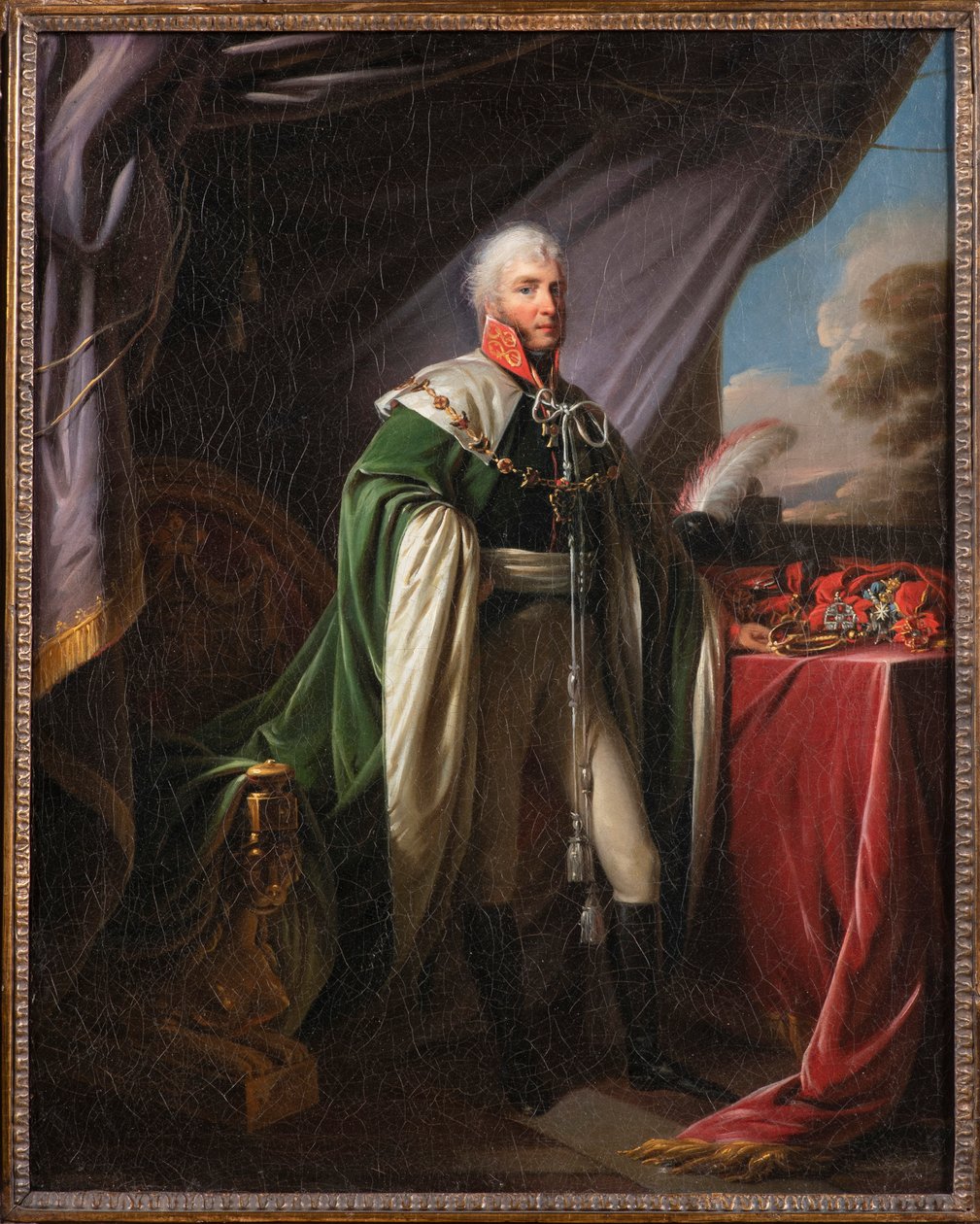 Portrett av Pavel Vasilievich Chichagov 1767-1849, første kvartal av 1800-tallet. av Unbekannt