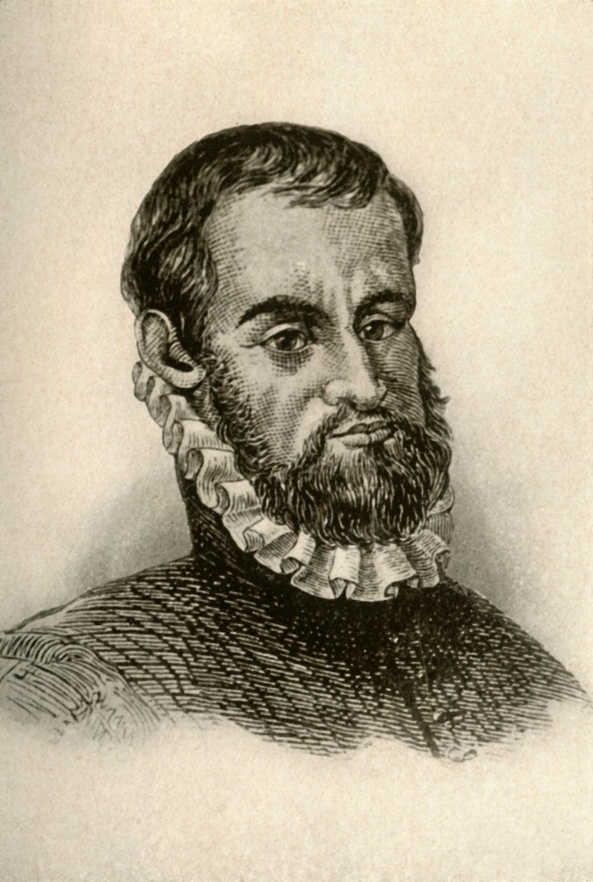 Portrett av Pedro Menendez de Aviles, viser spansk kjole, c1570-1580, 1937. av Unbekannt