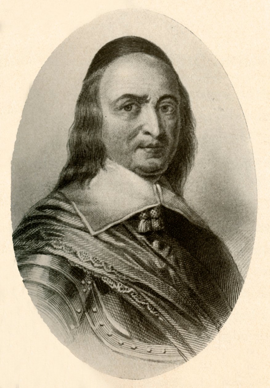 Portrett av Peter Stuyvesant, i rustning og hodeskalle, 1647, 1937. av Unbekannt