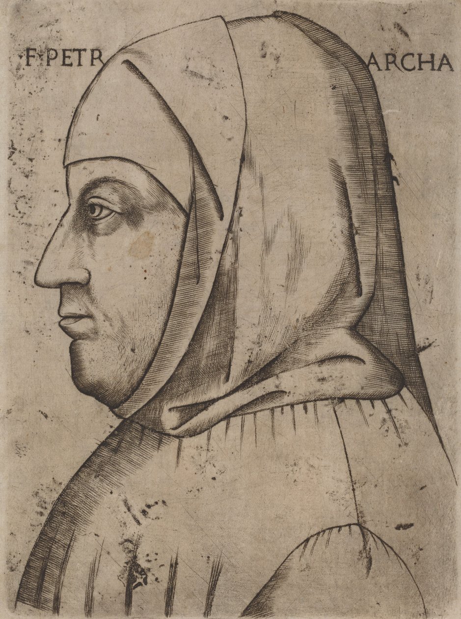 Portrett av Petrarch, første halvdel av 1500-tallet. av Unbekannt