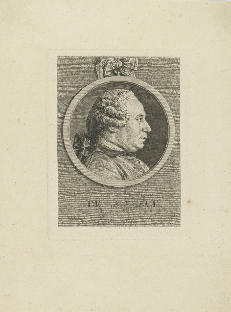 Portrett av Pierre-Antoine de La Place 1707-1793, 1762. av Unbekannt