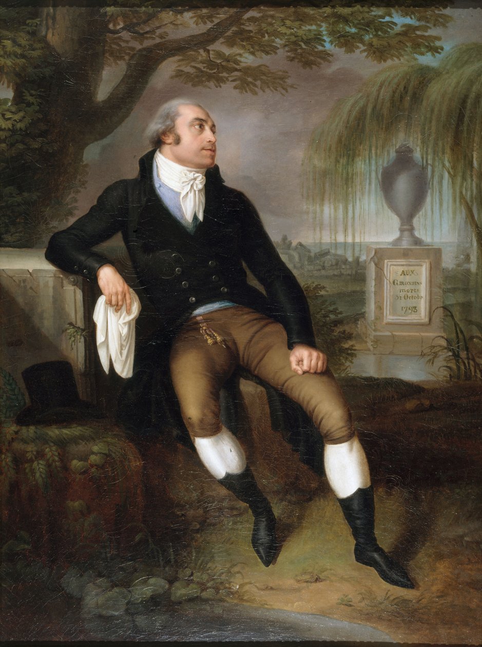 Portrett av Pierre Victurnien Vergniaud 1753-1793, ca. 1800 av Unbekannt