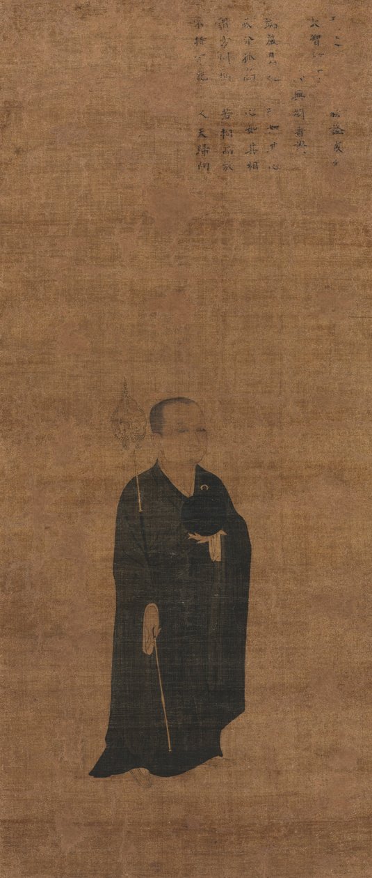 Portrett av prest Dazhi 1048-1116, Master of Law, 1100-tallet. av Unbekannt