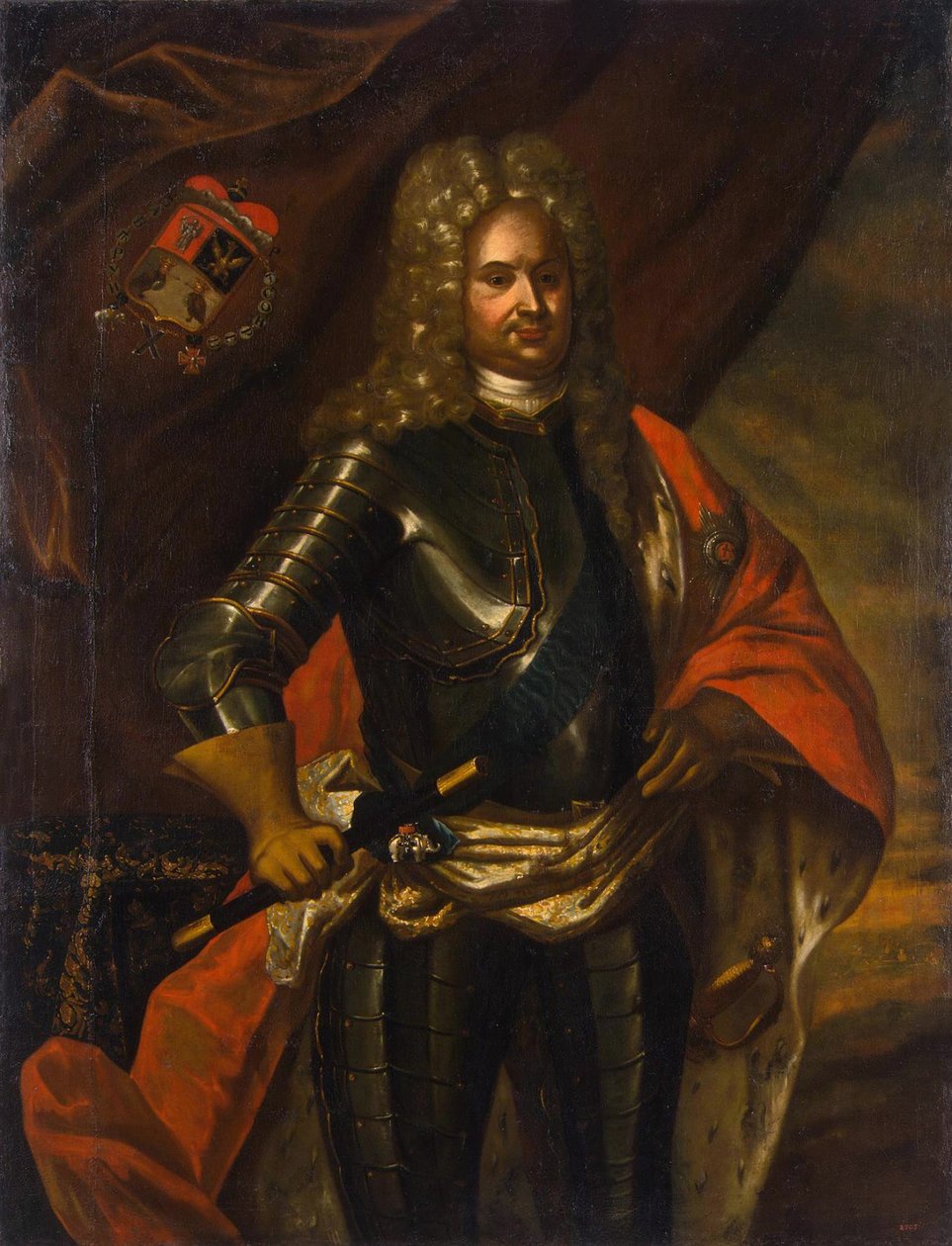 Portrett av prins Anikita Ivanovich Repnin 1668-1726, 1724 av Unbekannt