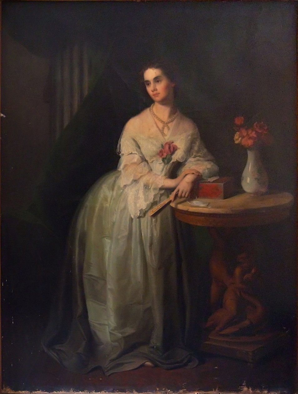 Portrett av prinsesse Nino Aleksandrovna Griboyedova née Chavchavadze, midten av det 19. århundre. av Unbekannt
