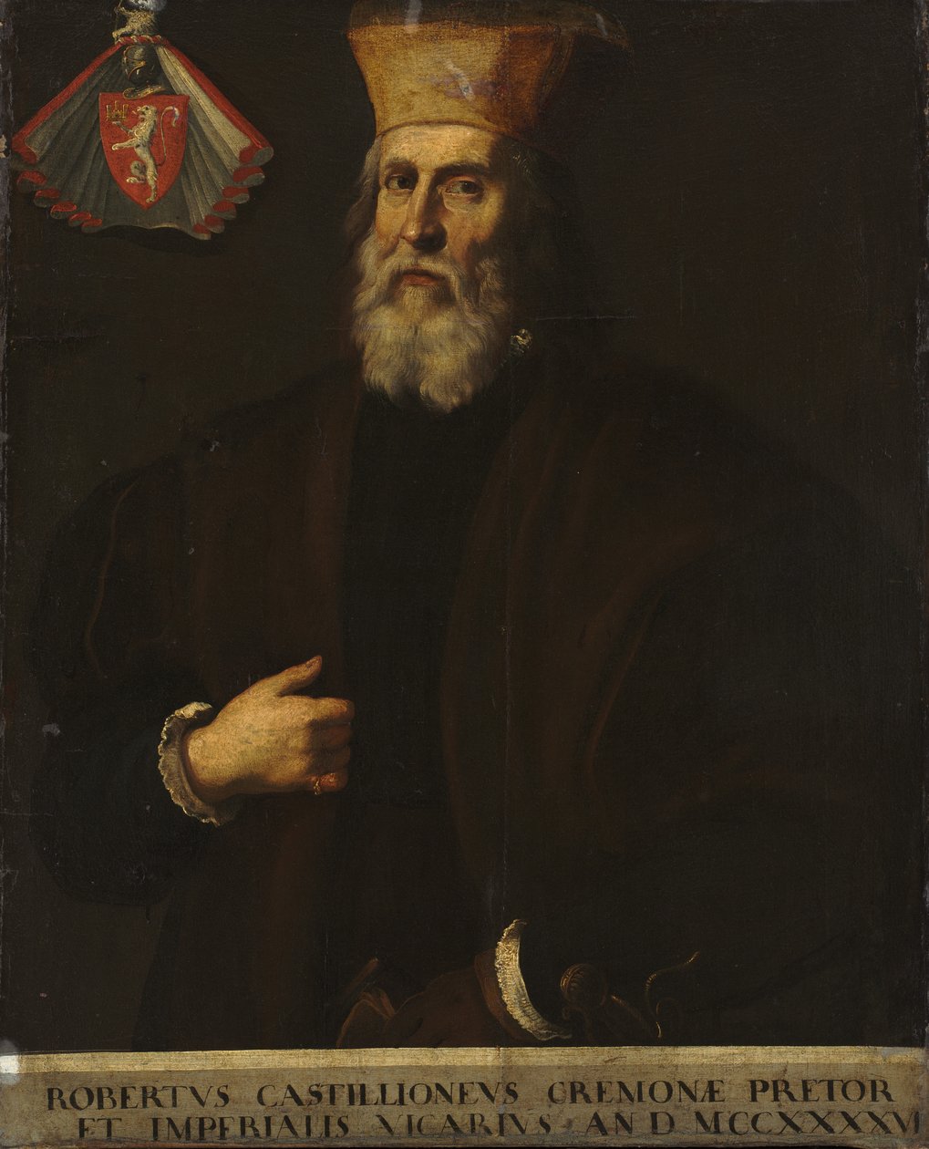 Portrett av Roberto Castiglione, tidlig på 1600-tallet. av Unbekannt
