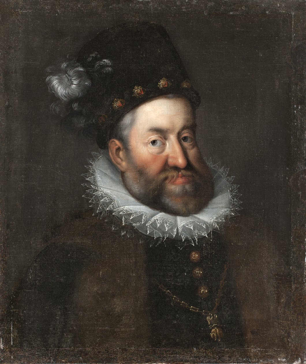 Portrett av Rudolf II av Østerrike 15521612, Den hellige romerske keiser, ca. 1600 av Unbekannt