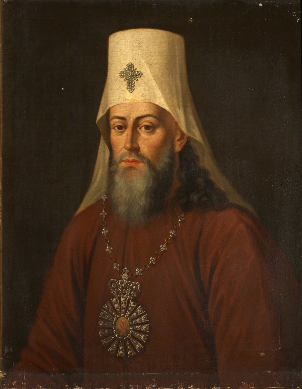 Portrett av Samuil Myslavsky 1731-1796, Metropolitan of Kiev and Galicia, 1812 av Unbekannt