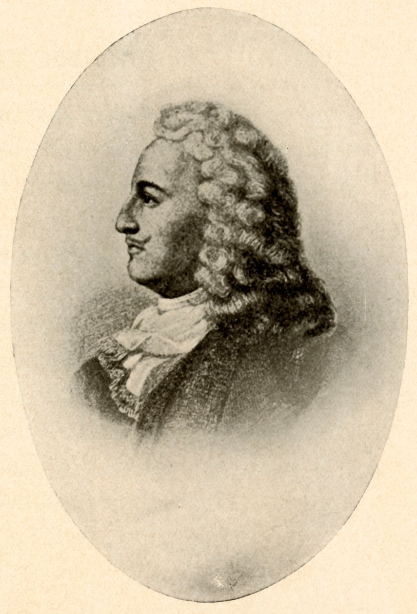 Portrett av Sieur de La Salle, som viser fransk drakt fra hans tid, c1660-1680, 1937. av Unbekannt