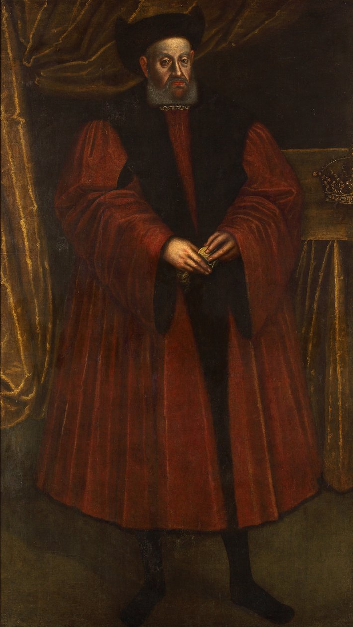 Portrett av Sigismund I av Polen 1467-1548, 1600-tallet av Unbekannt