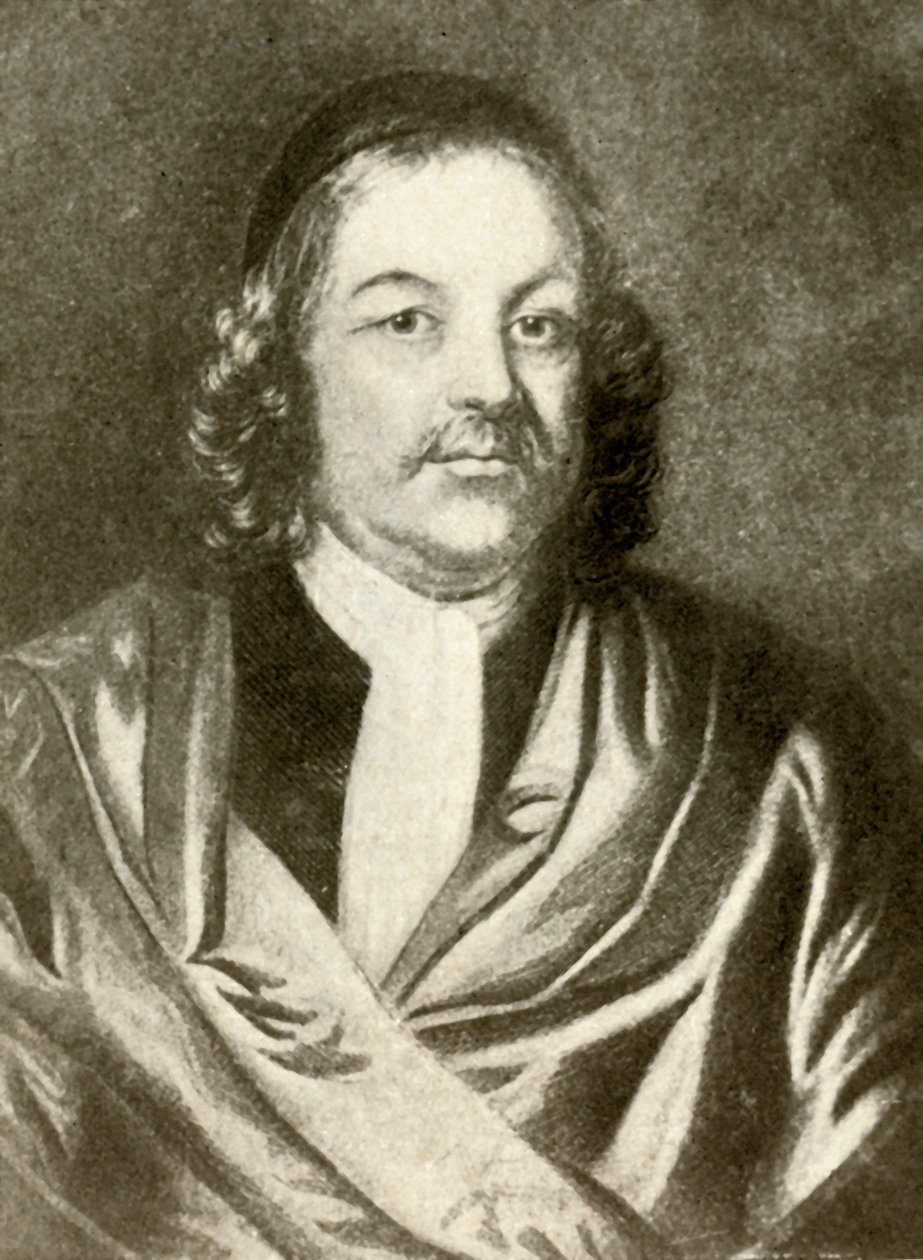 Portrett av Simon Bradstreet, i kjole og caps, c1640, 1937. av Unbekannt