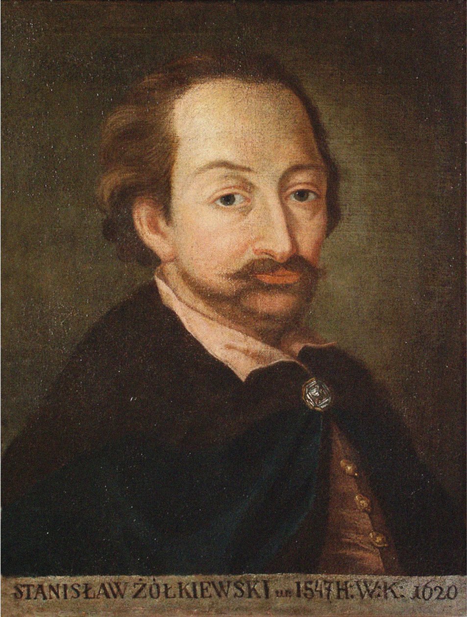Portrett av Stanislaw Zolkiewski 1547-1620, 1618 av Unbekannt